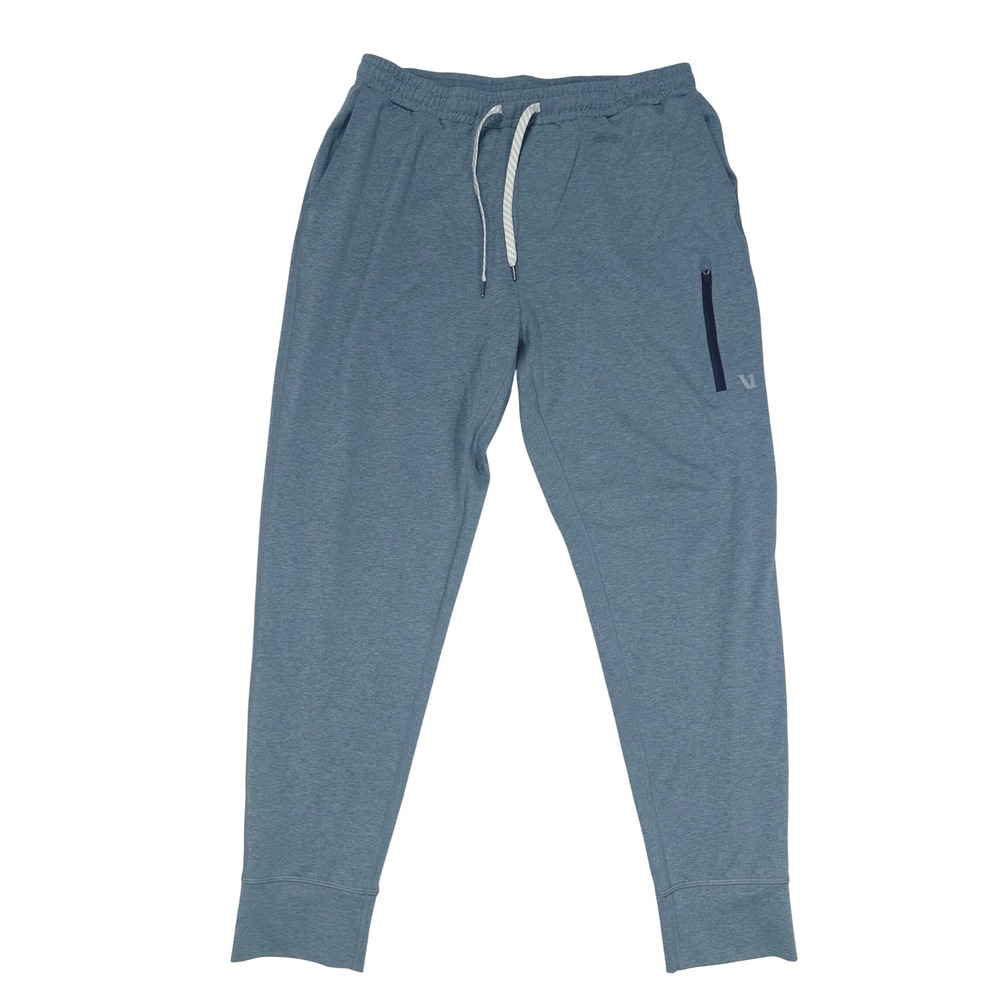 Vuori Sunday Performance Jogger Mens Large Blue Gray Heather V416 Sweatpants
